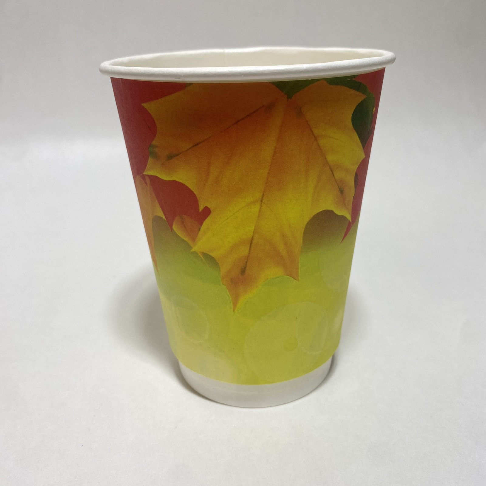 Стакан бумажный 350/400 мл «Осень», двухслойный, 15 штук/упак.