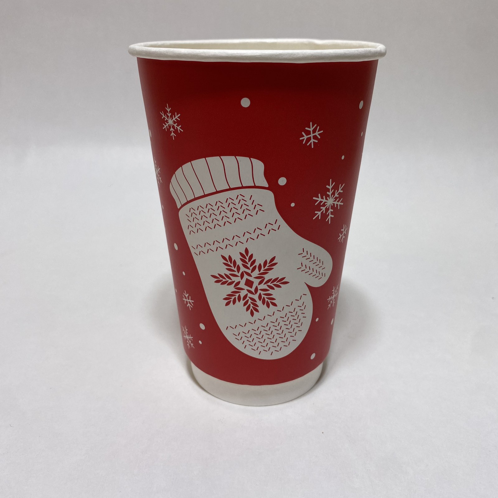 Стакан бумажный 400 мл «Зимние радости», двухслойный, 18 штук/упак.