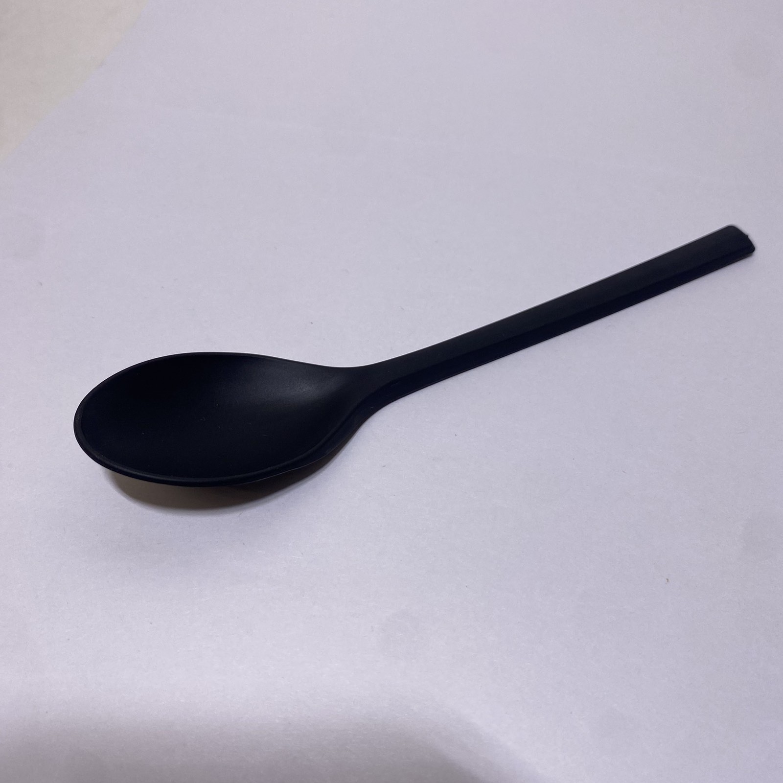 ЛожкаСтоловая ПП 165 мм, матовая черная, 100 штук/упак.