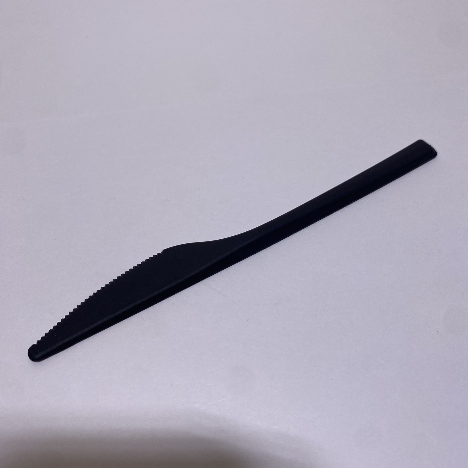 Нож Столовый ПП 165 мм, матовый черный, 100 штук/упак.