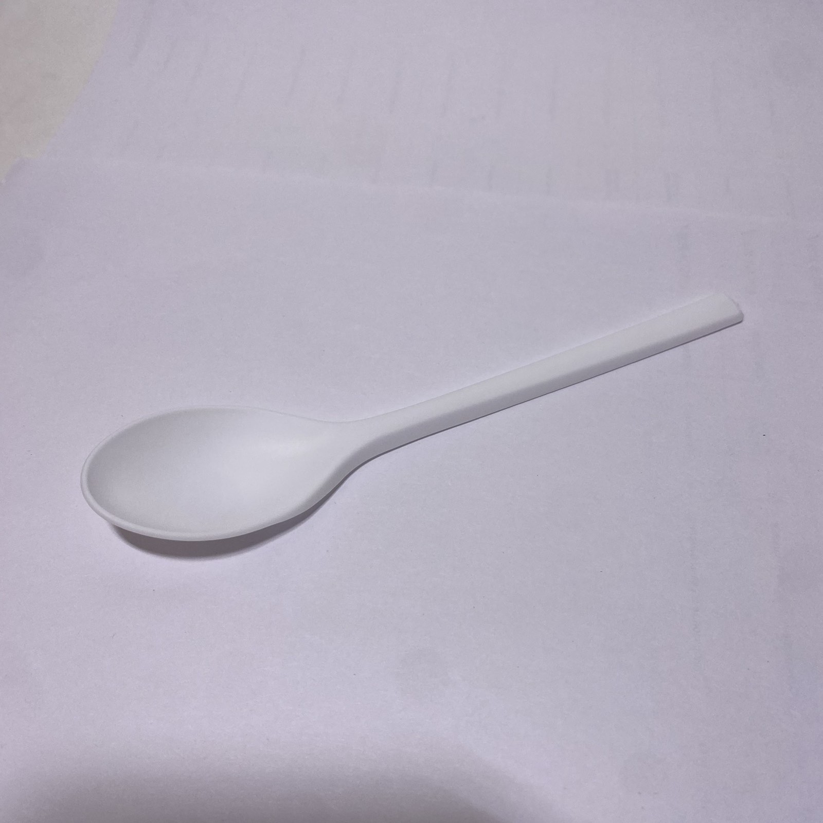 Ложка Столовая ПП 165 мм, матовая белая, 100 штук/упак.