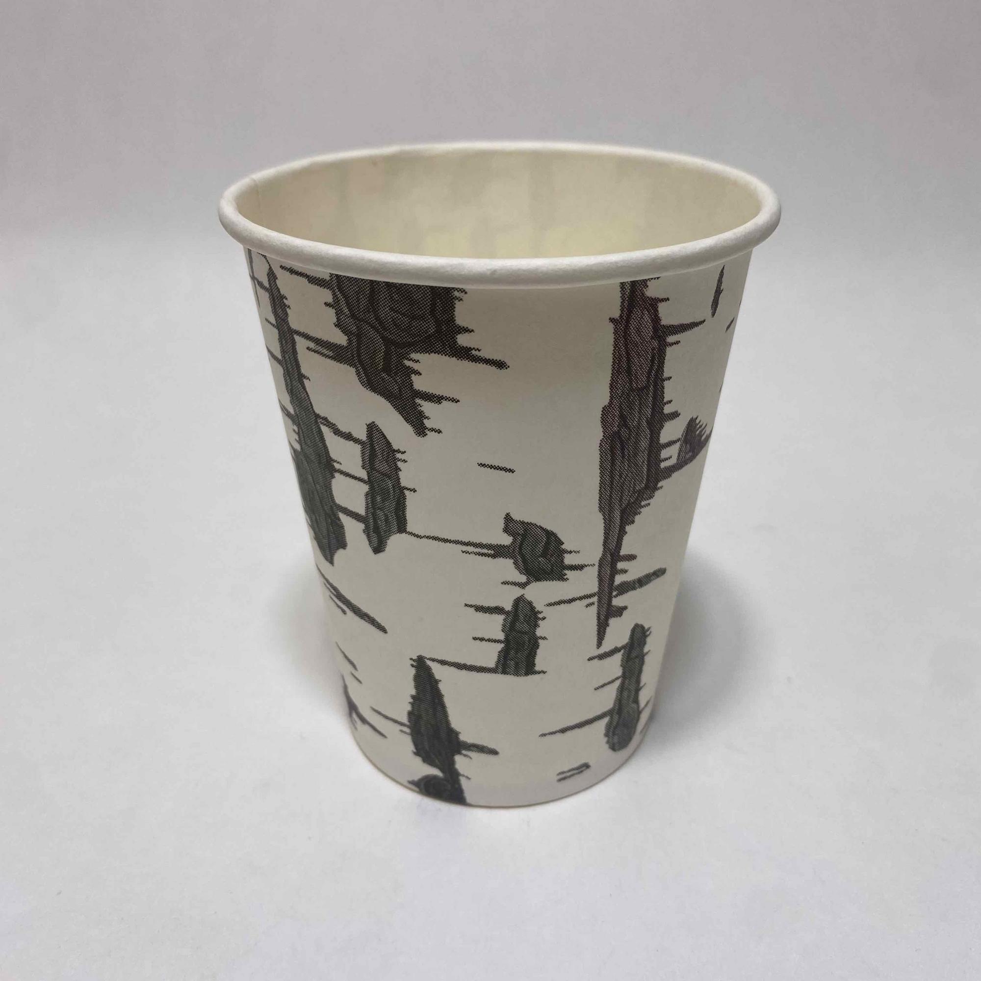 Стакан бумажный 250/270 мл «Береза», 50 штук/упак.