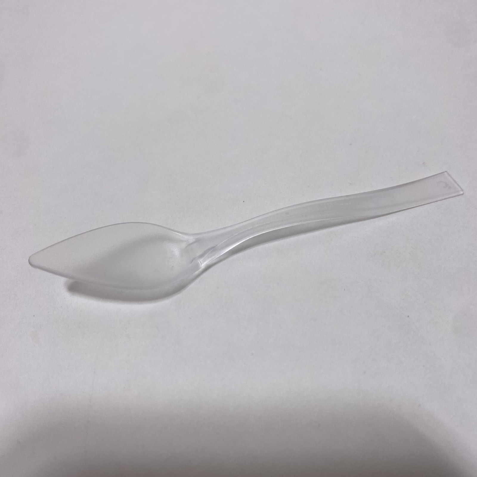 Ложка для мороженого Сапфир, цвет: прозрачный 50 штук/упак.