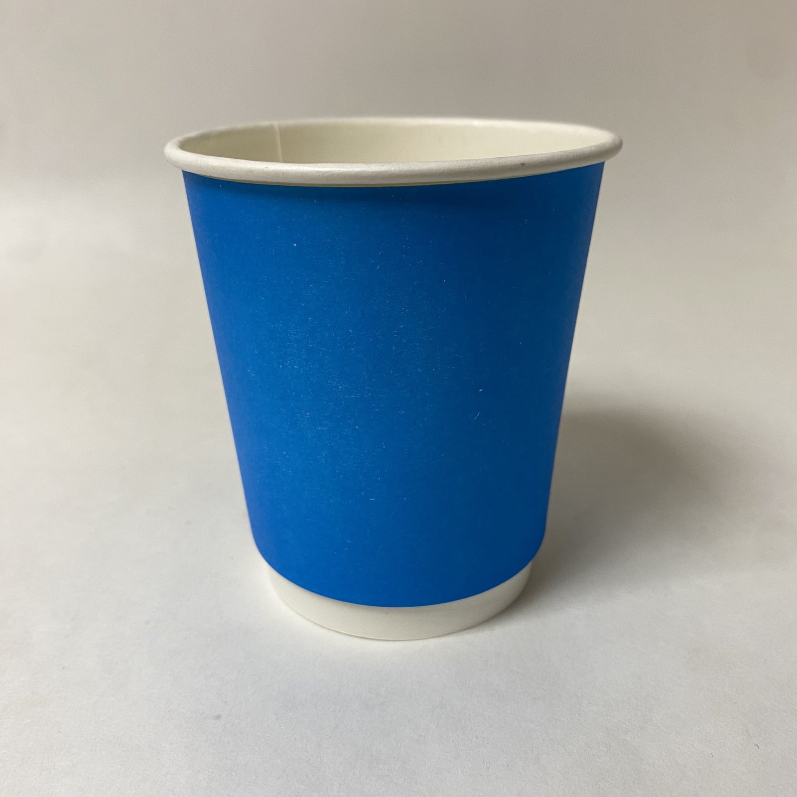 Стакан бумажный 250/270 мл «Голубой», двухслойный, 15 штук/упак.