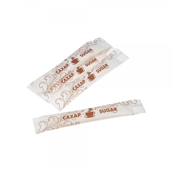 Сахар в стиках, 5 грамм, 2000 стиков/упак.