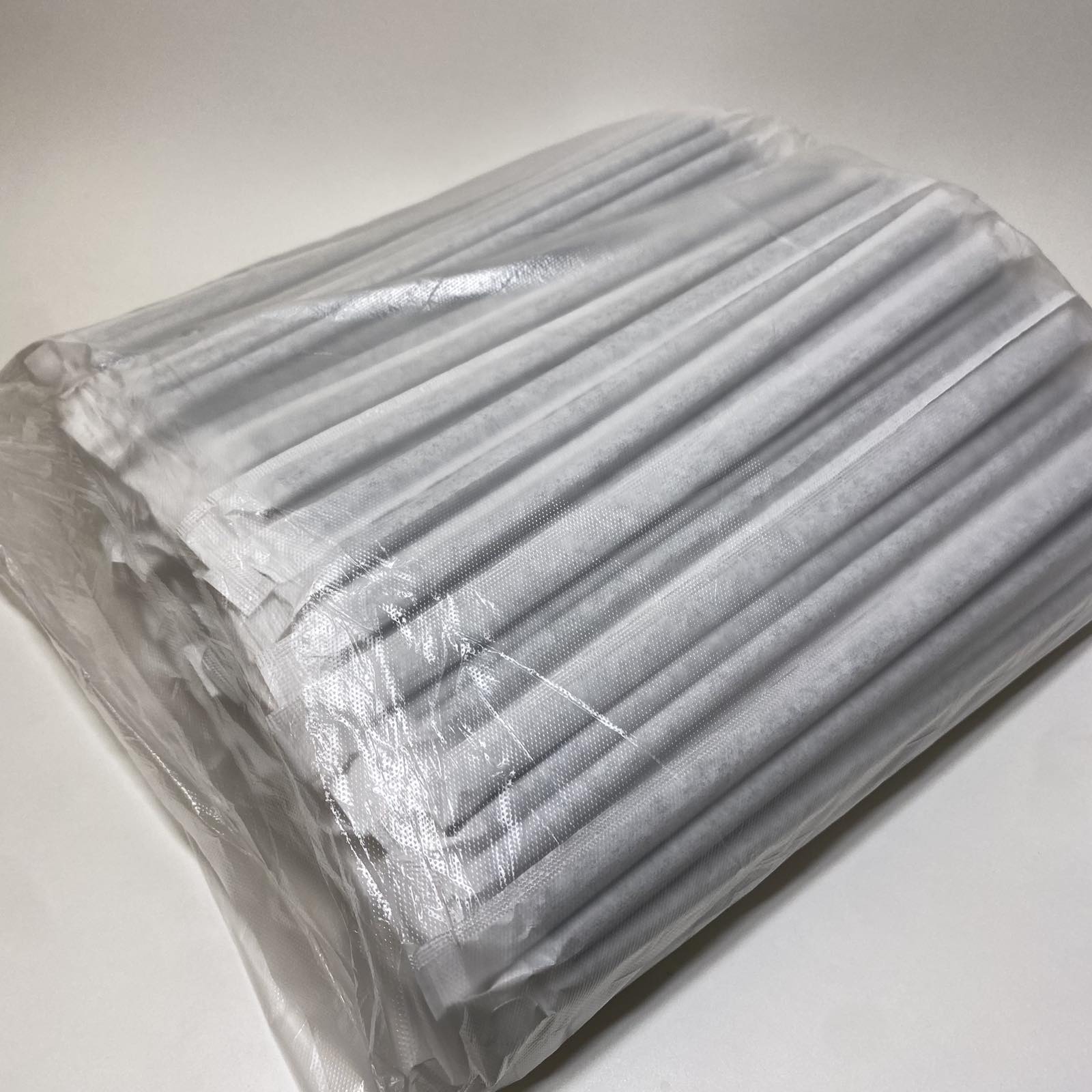 Трубочка полимерная для напитков 8*240 черная в инд. бумаж. упаковке 250шт/уп