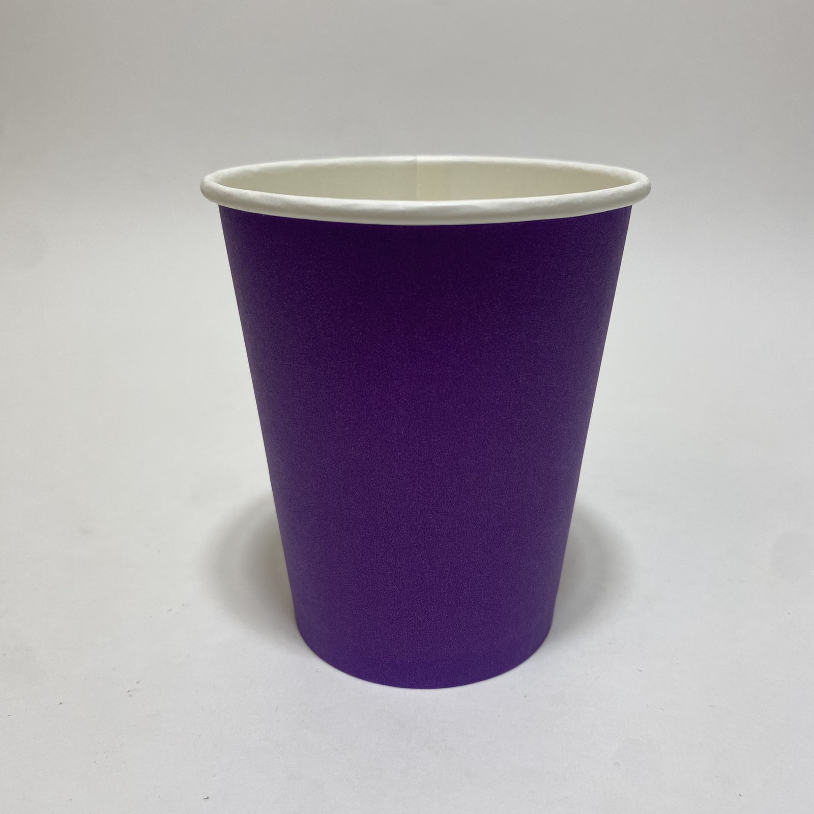 Стакан бумажный 250/270 мл SP80-8Violet фиолетовый, 50 штук/упак.