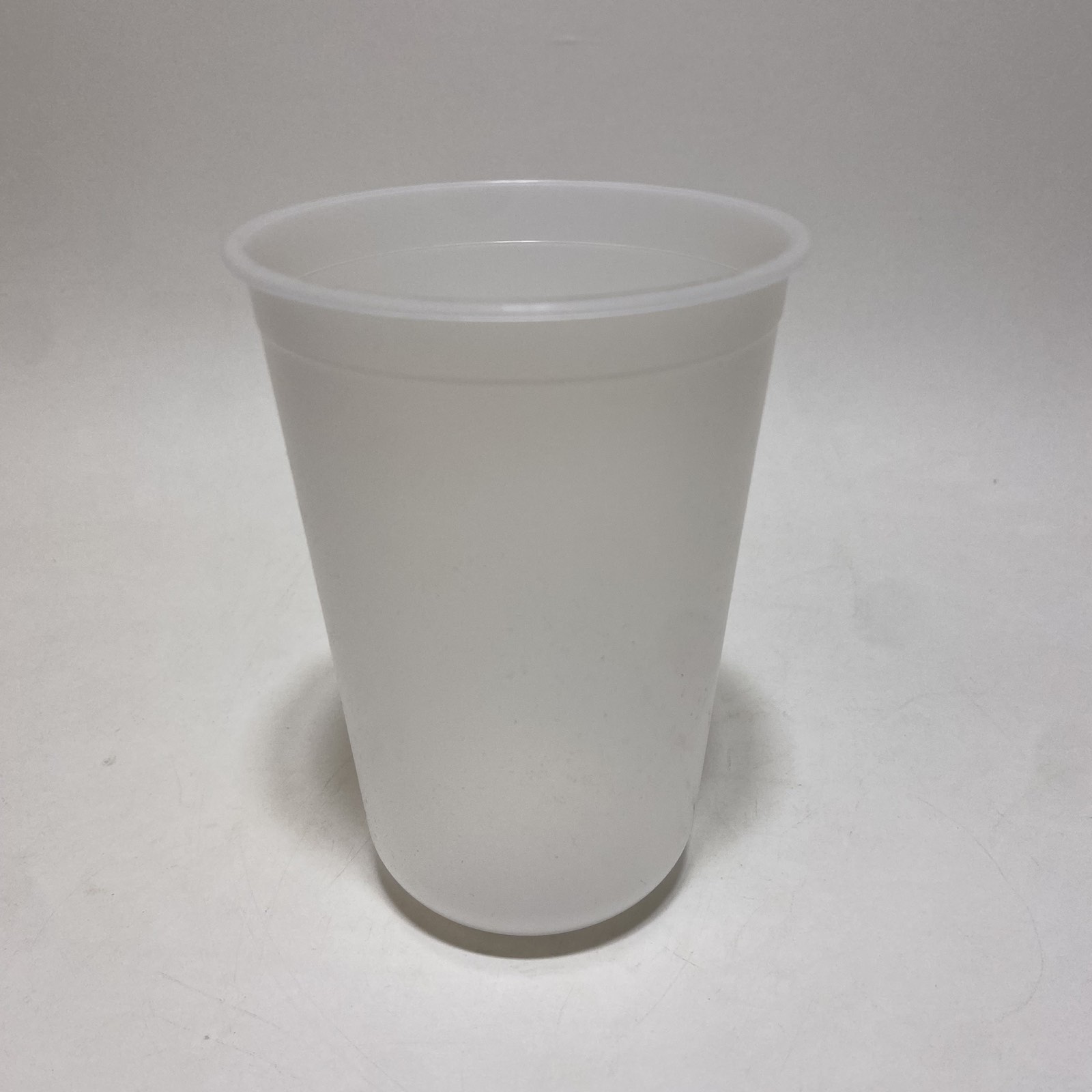 Стакан матовый U-CUP  прозрачный 500 мл (горловина 90 мм) , ПП,  25 штук/упак.
