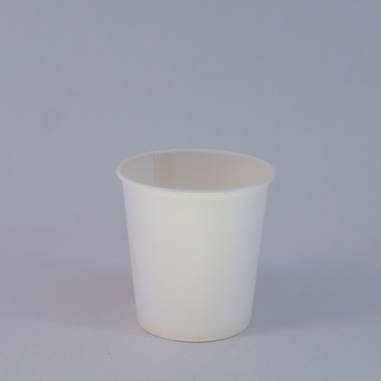 Стакан бумажный 100/120 мл «Без печати», 60 штук/упак.