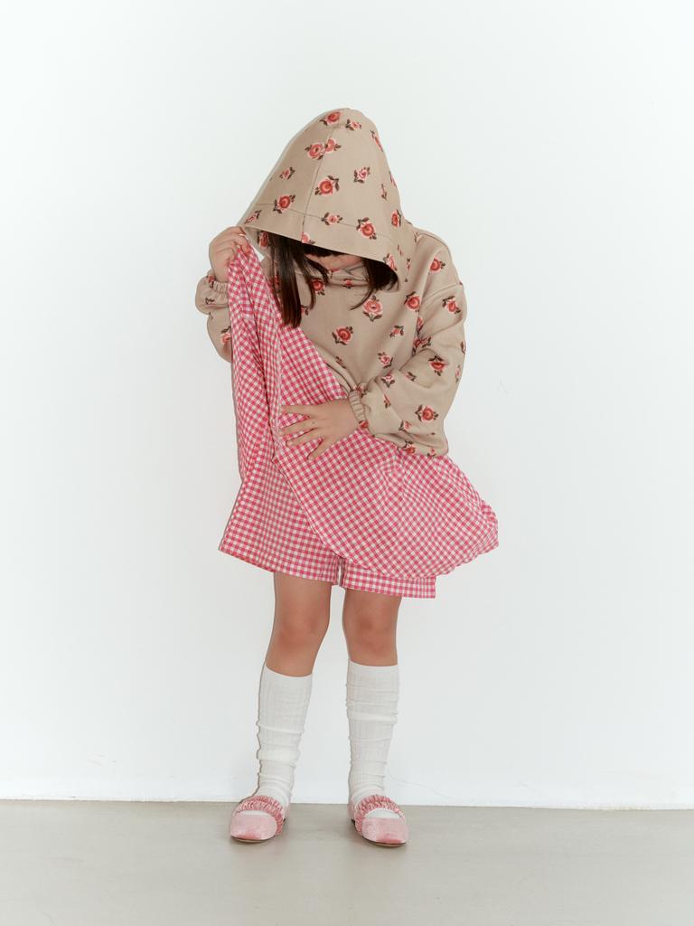 Юбка-шорты BEA PINK CHECK