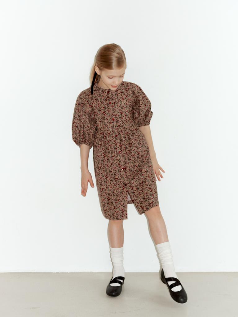 Платье MARIE BEIGE FLOWER