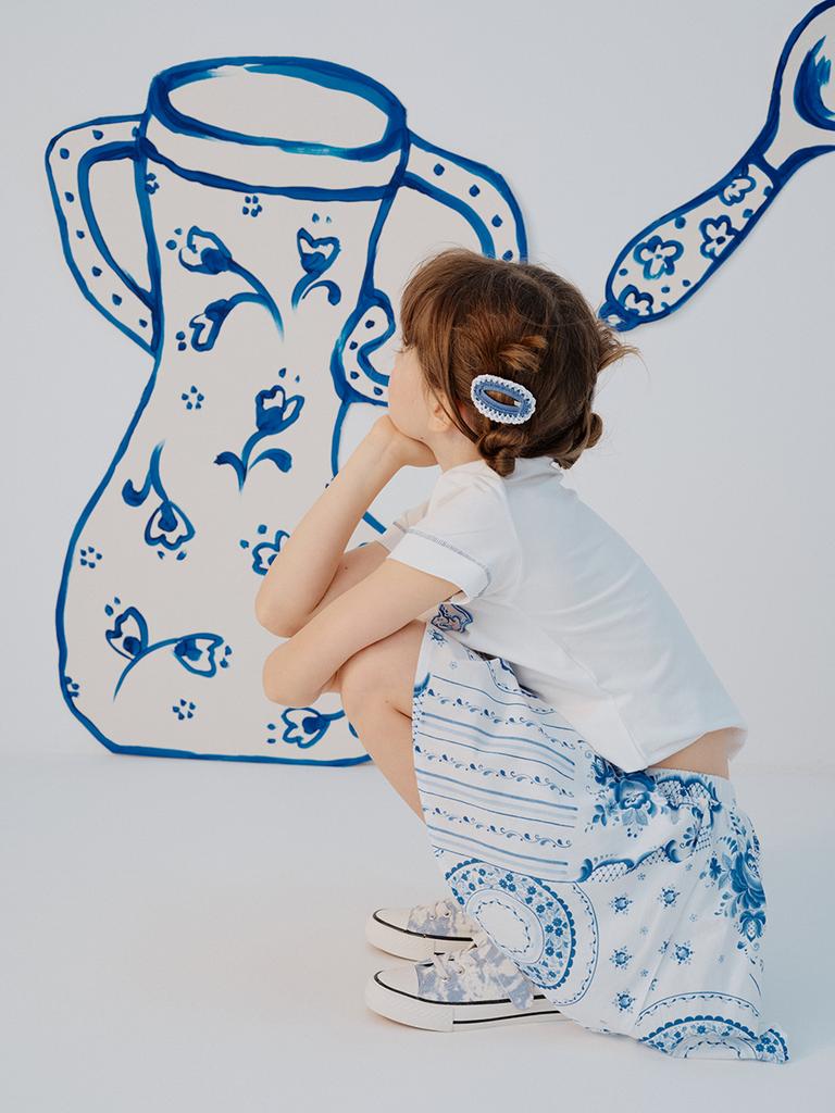 Юбка-шорты BEA GZHEL PATCHWORK