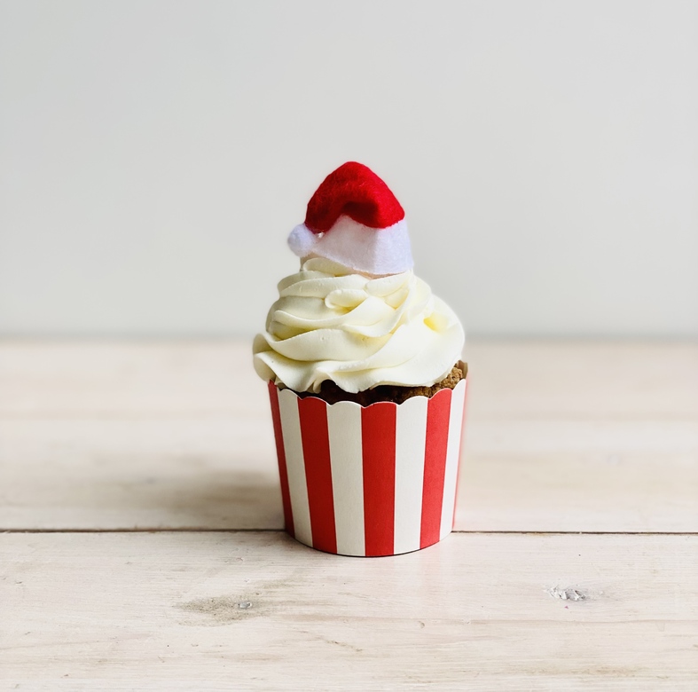 Новогодние капкейки (2 штуки)