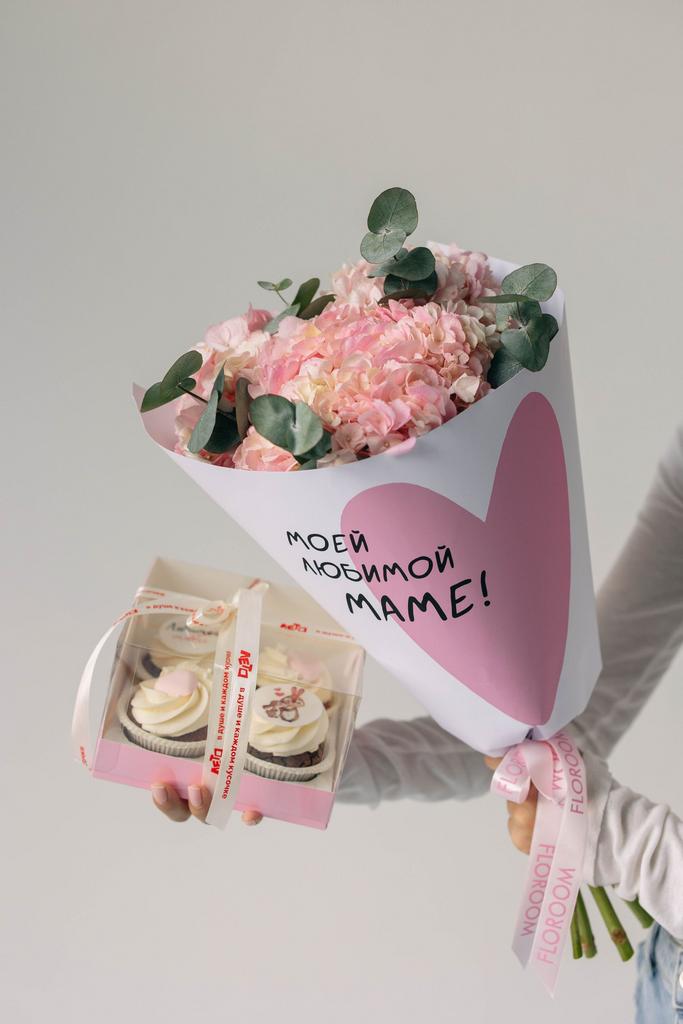 ЦВЕТЫ+КАПКЕЙКИ (ГОРТЕНЗИЯ)