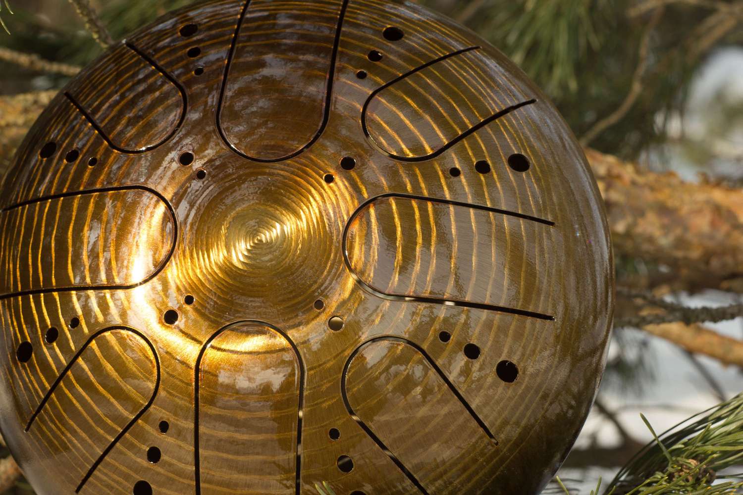 Tank drum without engraving (steel tongue drum) | KosmoSky