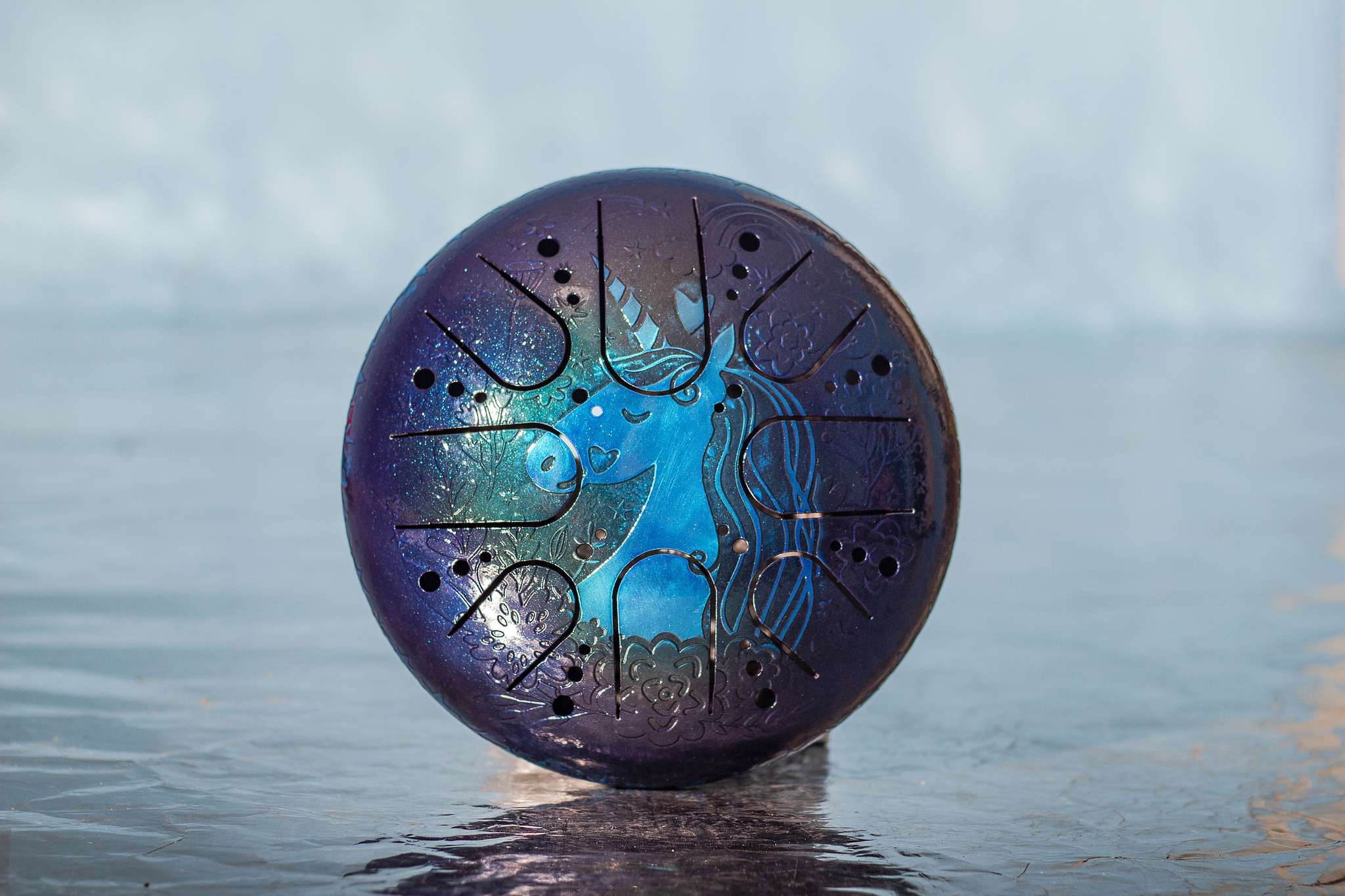 Tank drum (steel tongue drum) | Kosmosky