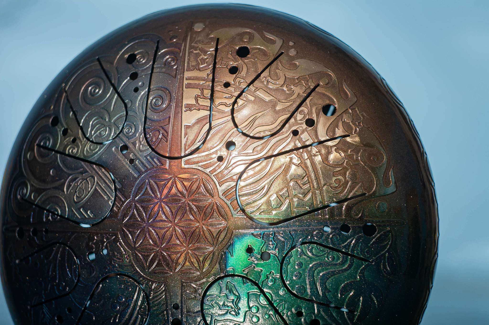 Tank drum (steel tongue drum) | Kosmosky