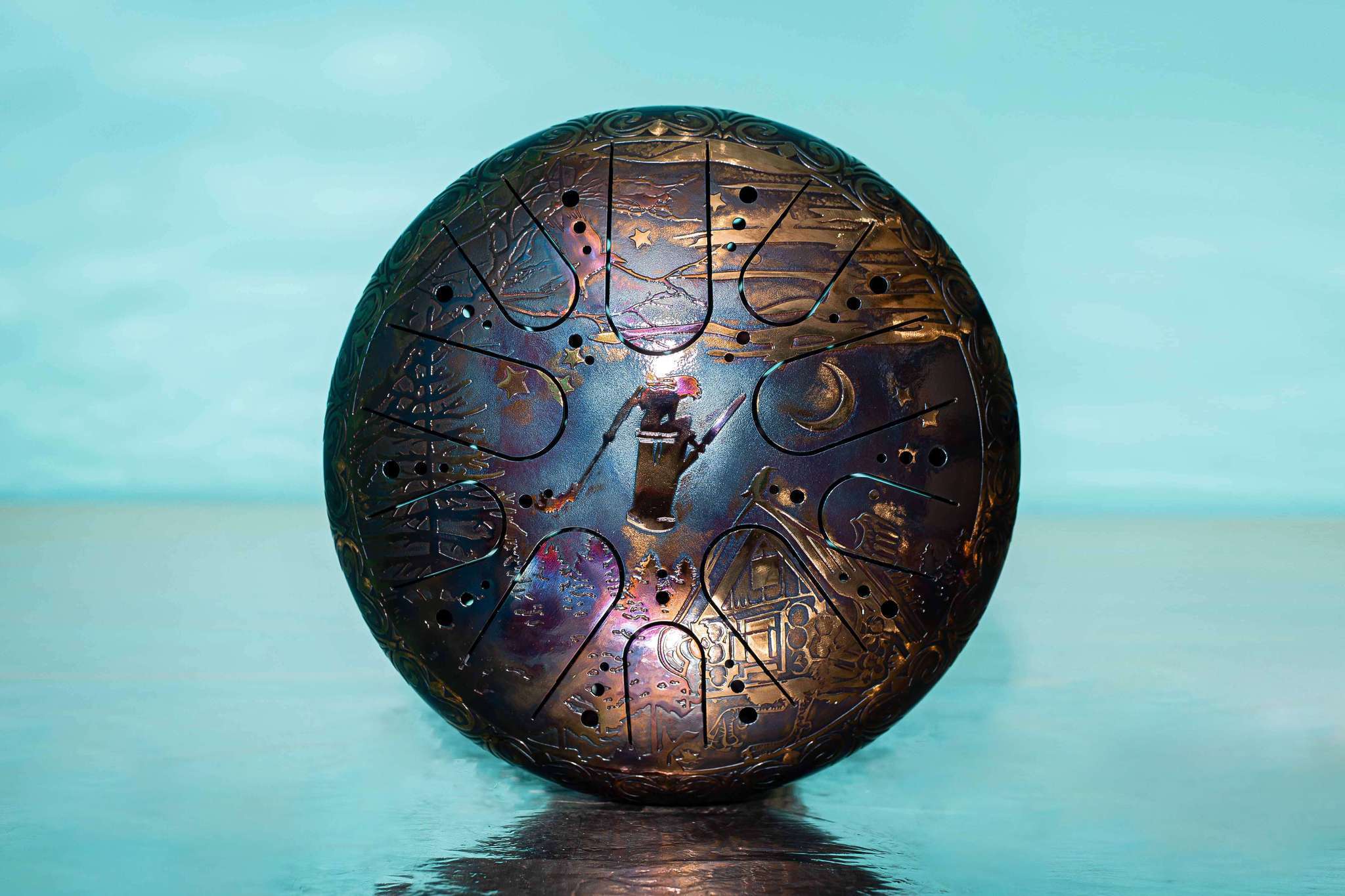 kiuuさん専用　タングドラム　KOSMOSKY Tank drum (steel tongue drum) | Kosmosky