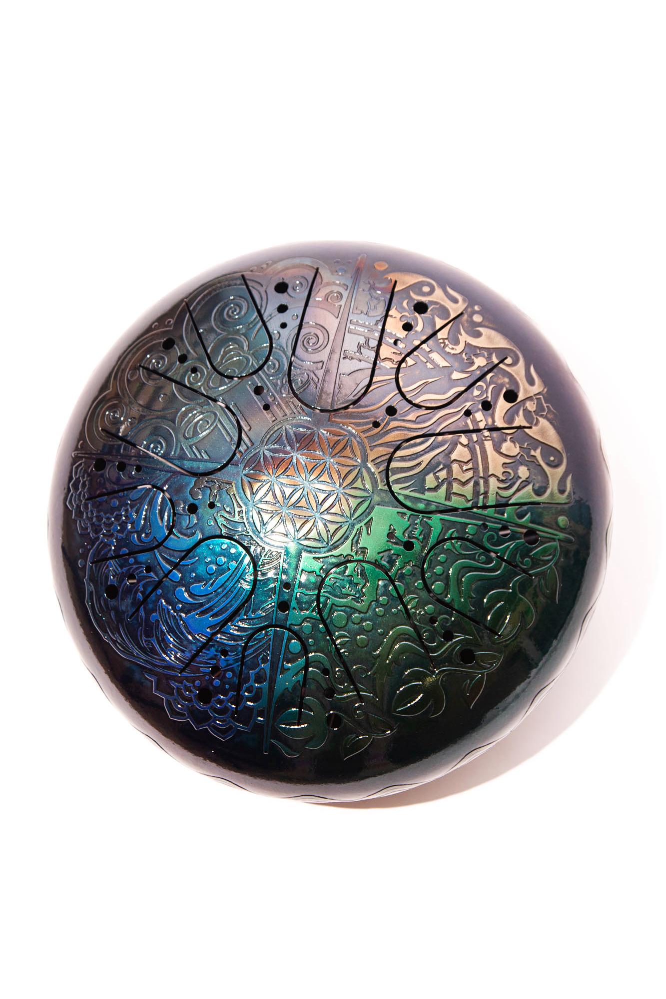 Steel tongue drum 