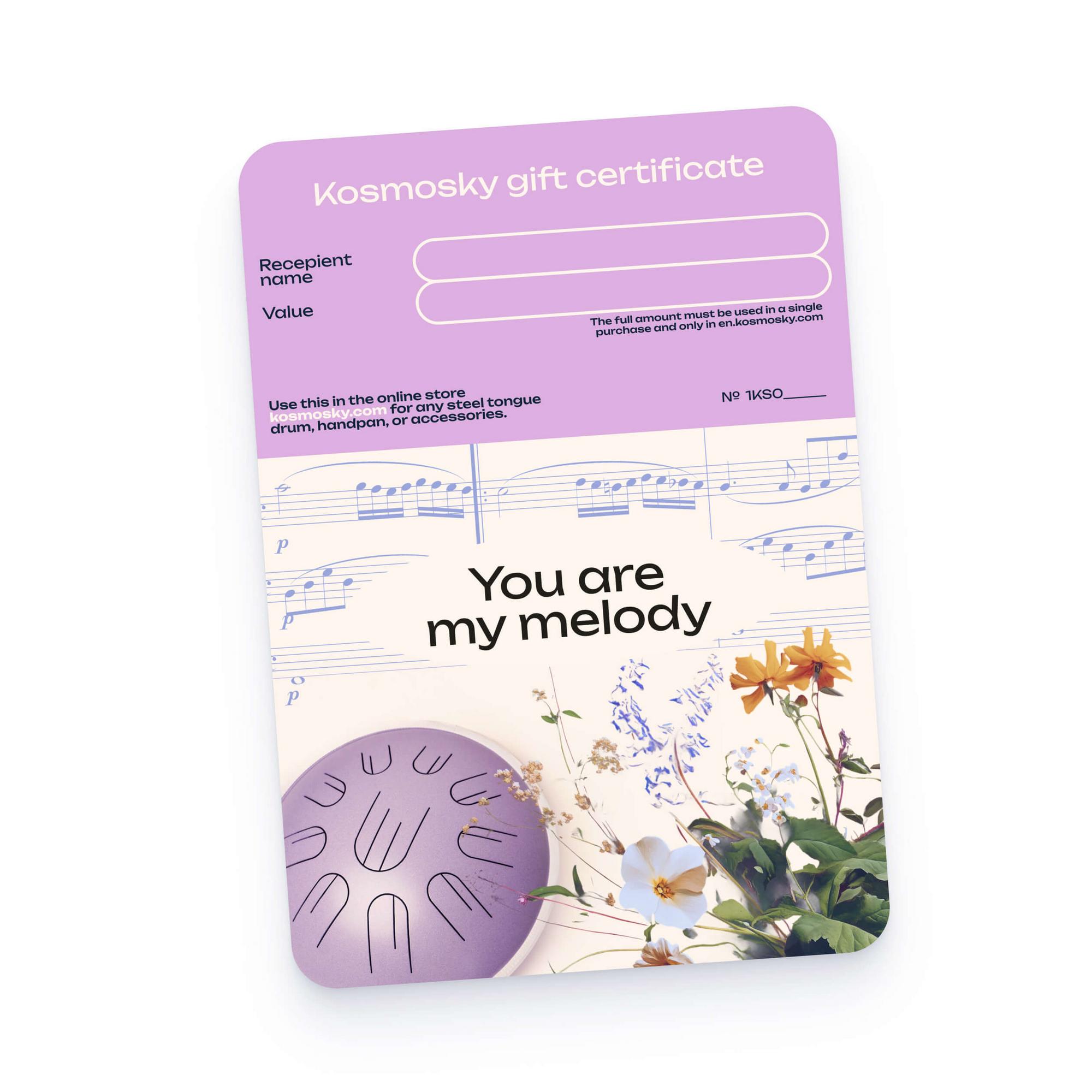 Gift certificate (digital)