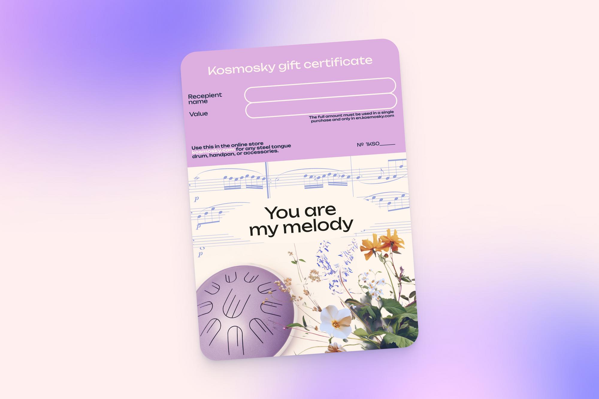 Gift certificate (digital)