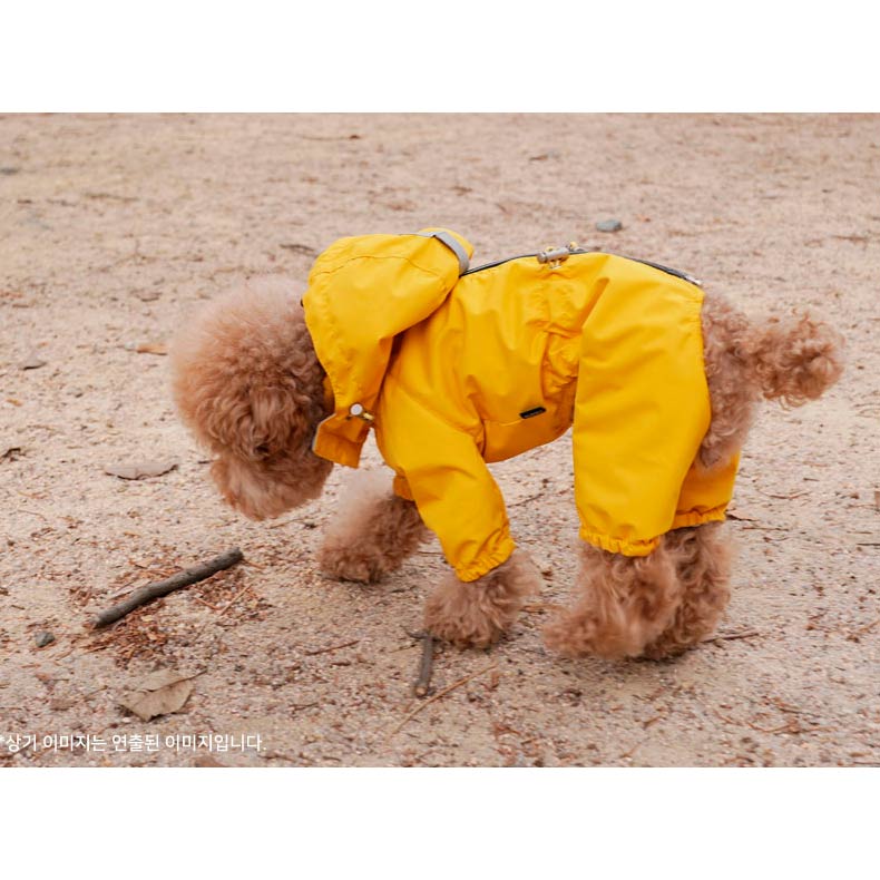 Дождевик унисекс PUPPY ANGEL yellow