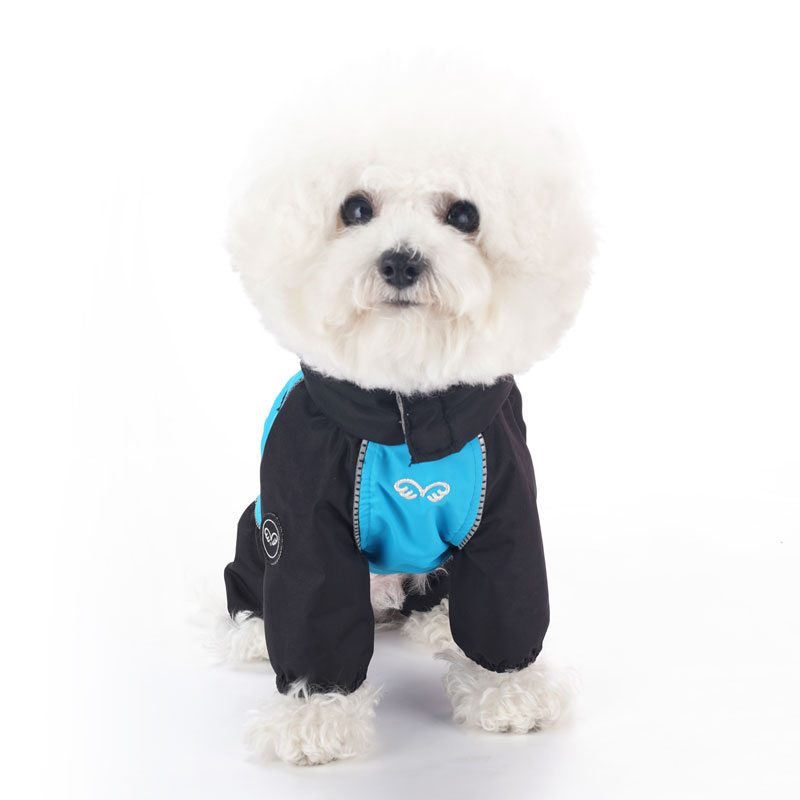 Дождевик утепленный, унисекс. Puppy Angel (голубой)