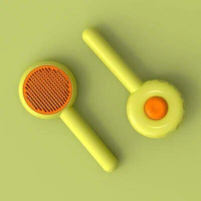 Пуходерка DONAT с кнопкой очистки 19х8см. Rich Breed