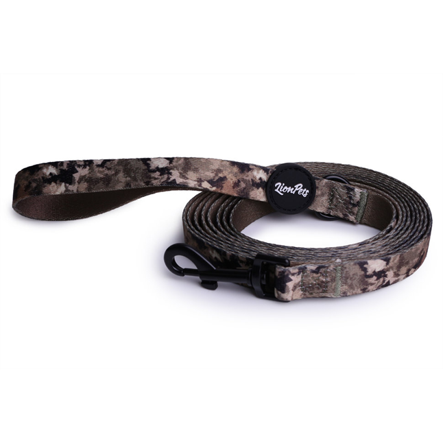 LionPets Поводок для собак с рисунком (Камуфляж)