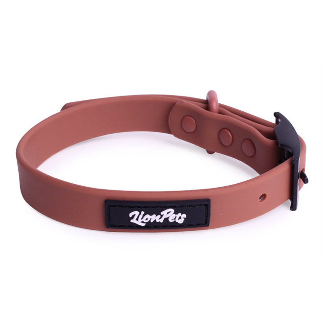 LionPets Ошейник из биотана с металлическим кольцом