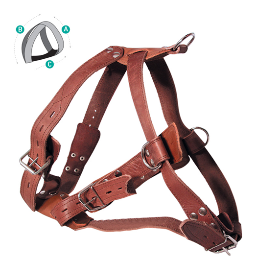 Gamma Шлейка кожаная универсальная