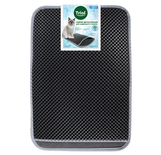 Triol Коврик для кошачьего туалета двухслойный "Сито", серия HYGIENE