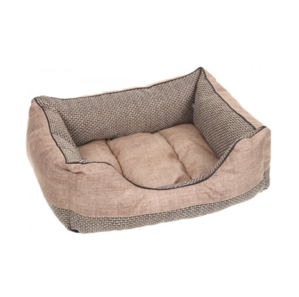 RichBreed Лежанка ЛОФТ МОККО пухлик № 4, 70х55х20 см, цвет светло-бежевый