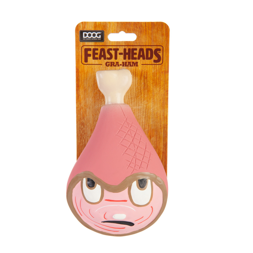 DOOG Игрушка для собак "Аппетитная ветчина", латекс, 18х11х5см (Австралия)