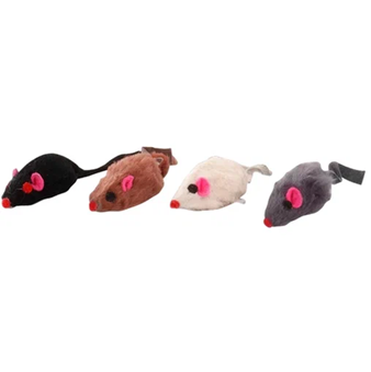 EBI Игрушка для кошек из натурального меха "Мышонок", в ассортименте, 50мм (Нидерланды)