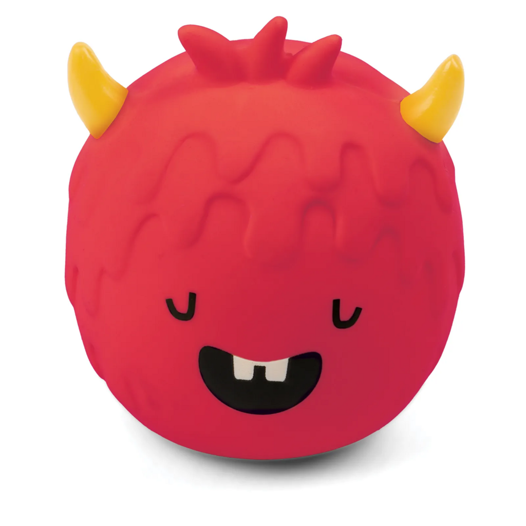Triol Игрушка для собак Horror Монстрик с рожками из латекса 6.3см, Красный