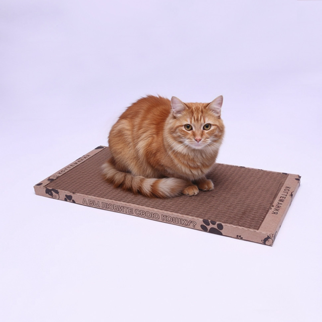 Картонная когтеточка-лежанка для кошек "Сота - мини"