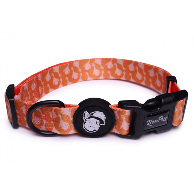 LionPets Ошейник для собак с рисунком (Гуси)