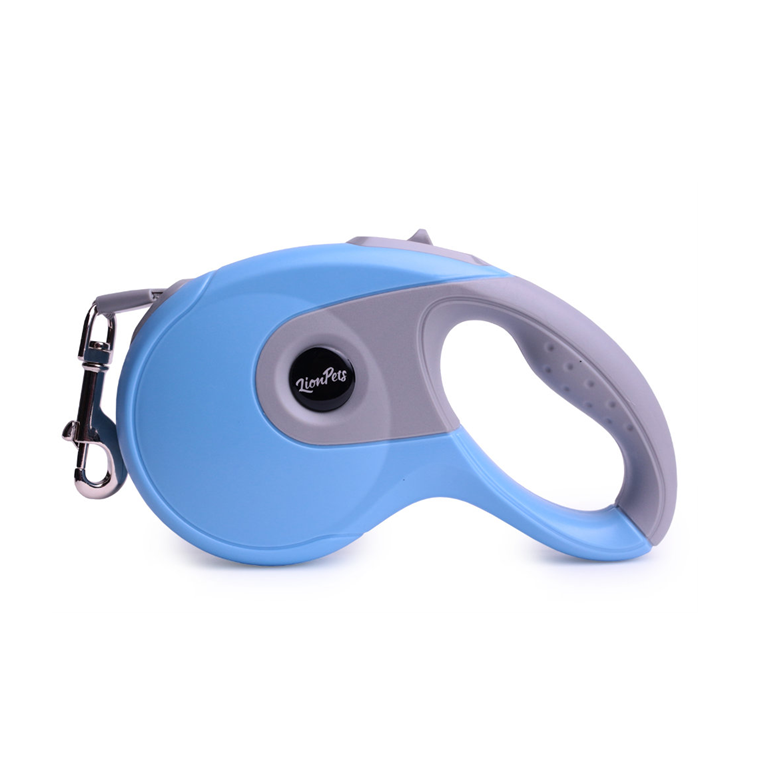 LionPets Поводок-рулетка (голубая) 3 м