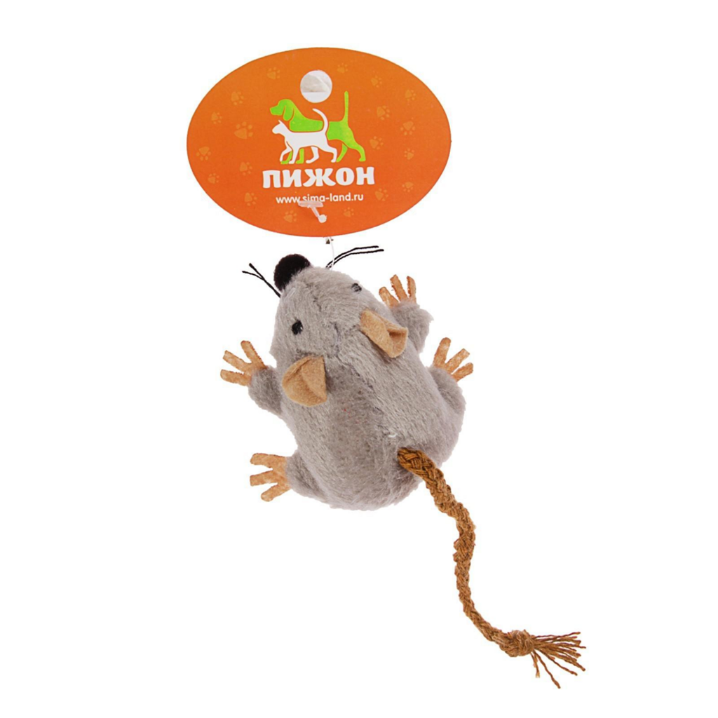 Игрушка для кошек «Грызун», 8.5 см
