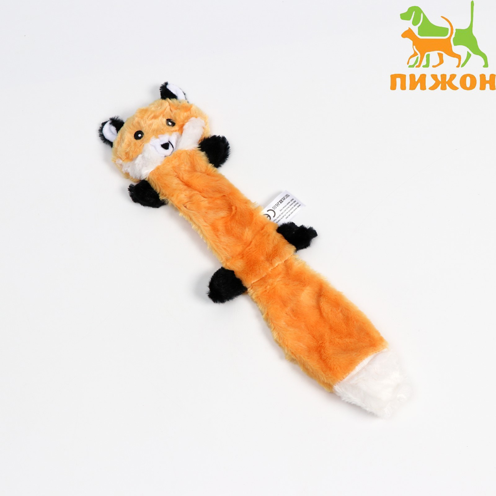 Игрушка для собак текстильная "Рыжий лис"
