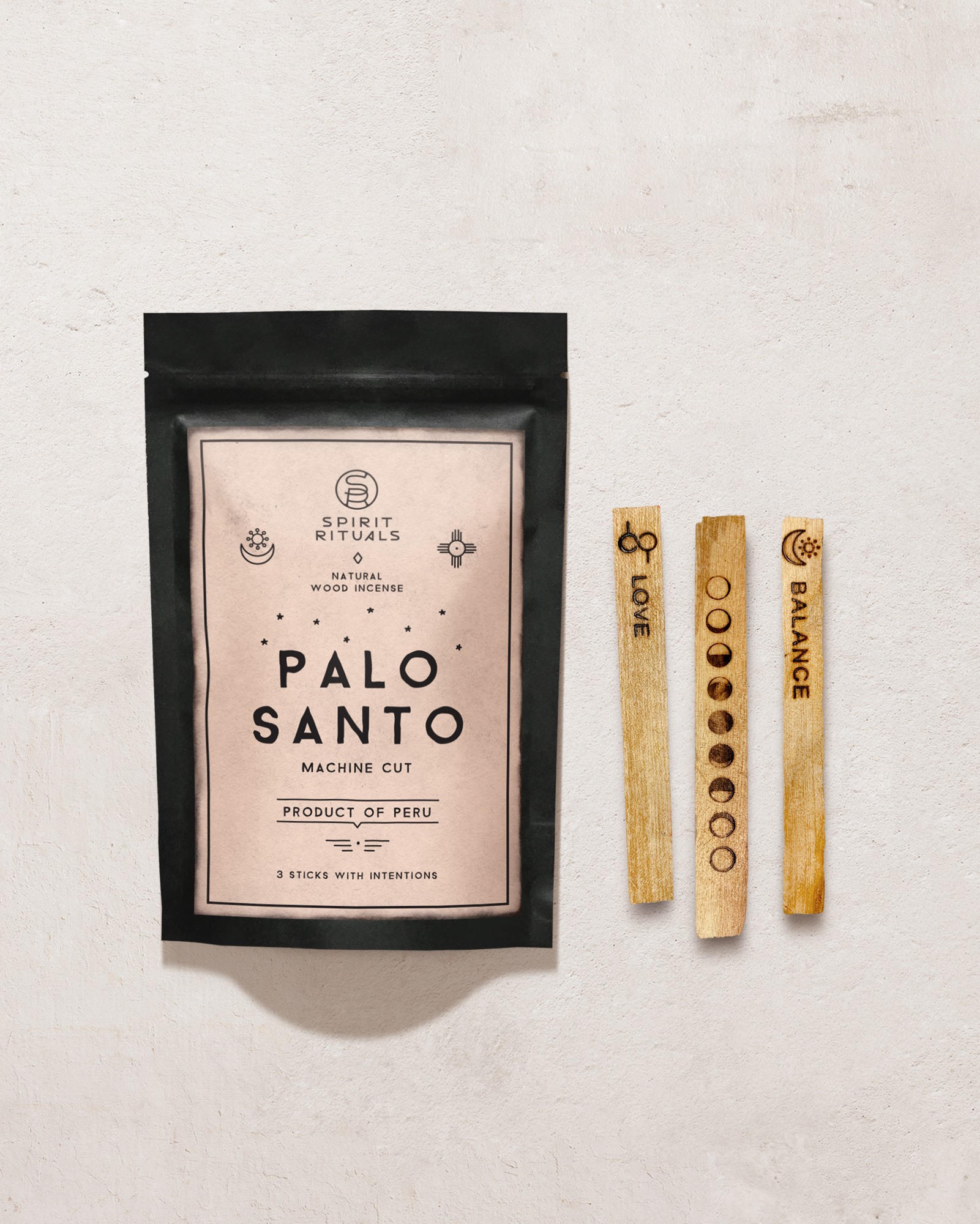 3 палочки Пало Санто с намерениями