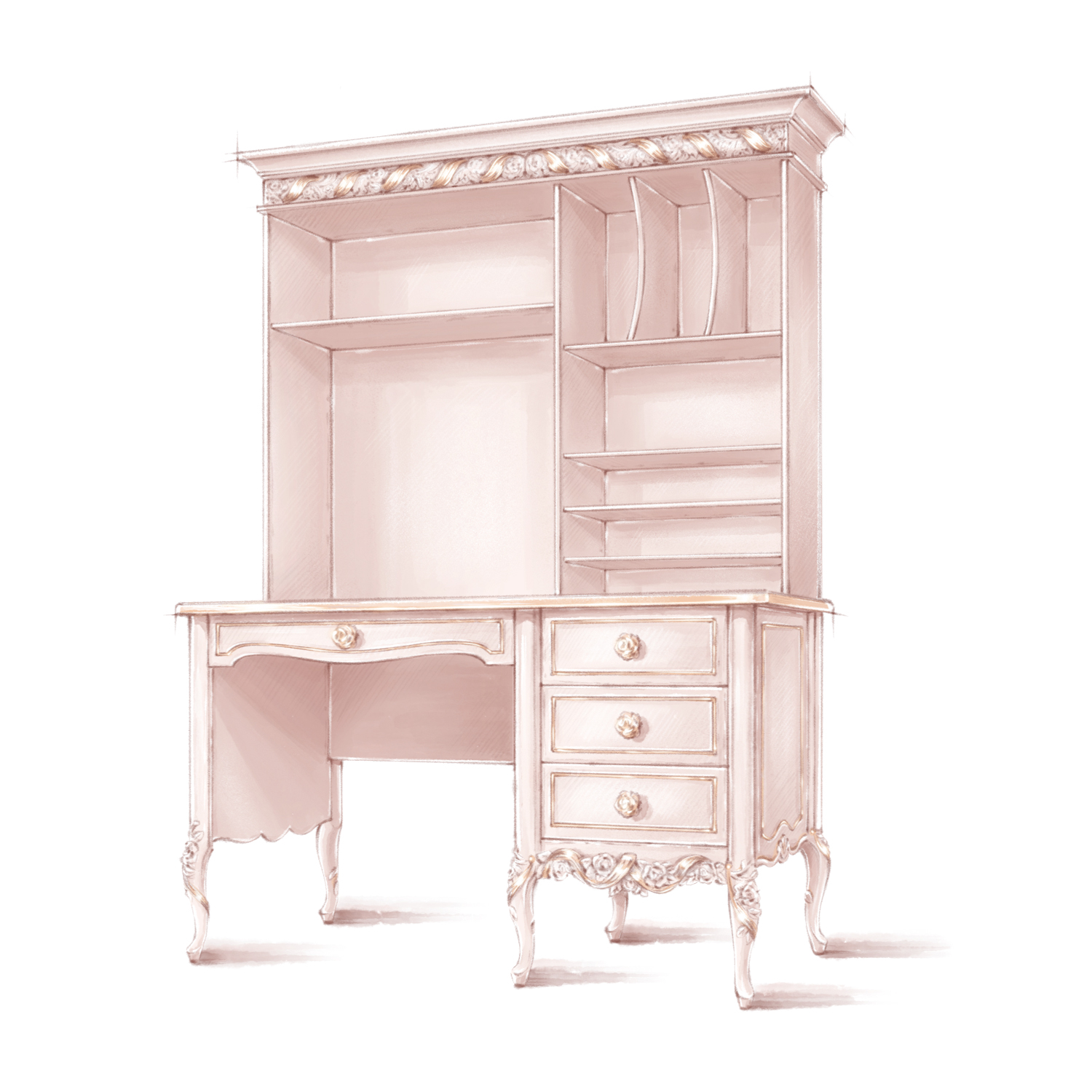 Надставка для письменного стола "Saviano" SV-11