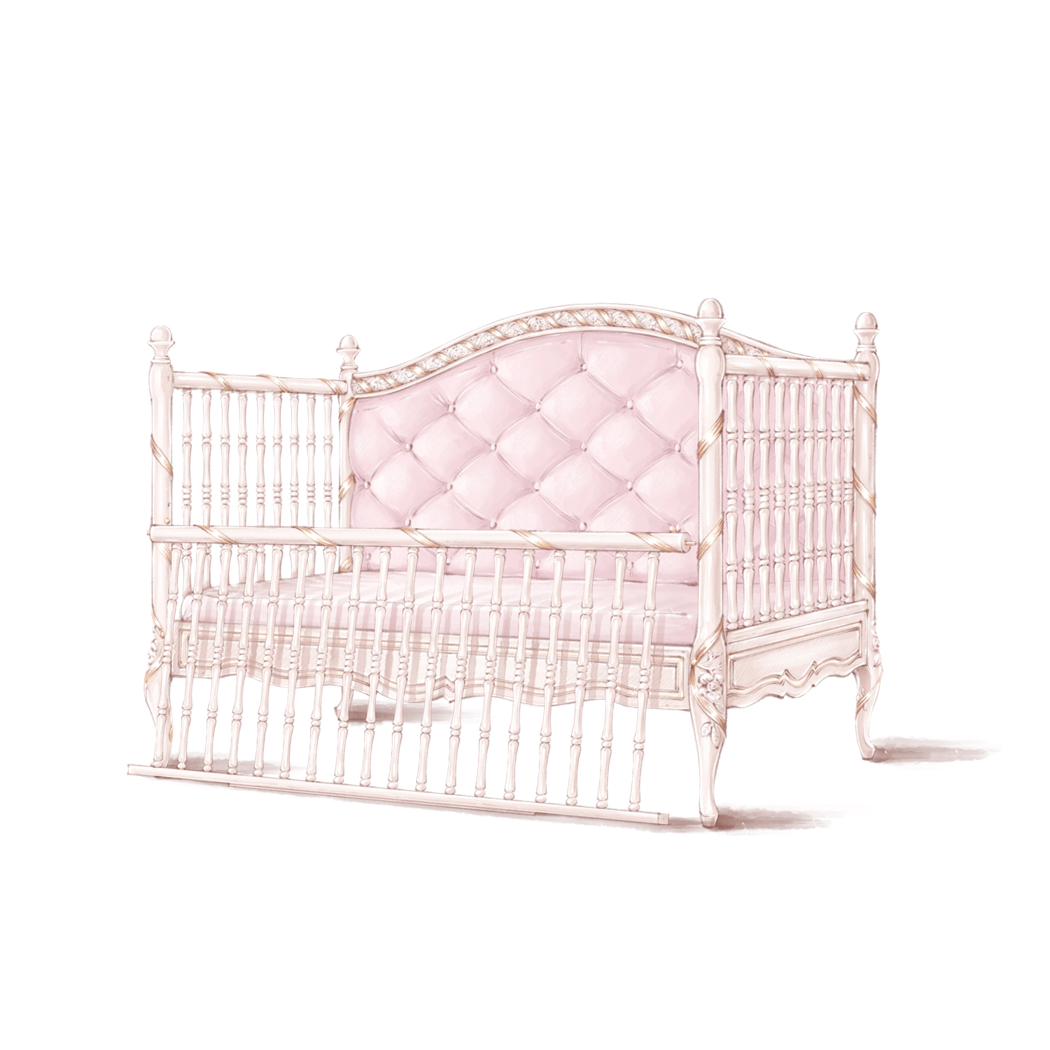 Кроватка для новорожденных "Saviano baby" SVR-140