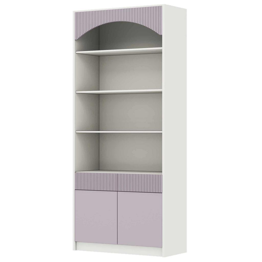 Шкаф для книг, 2 фасад, коллекция"Olivia", OV-9