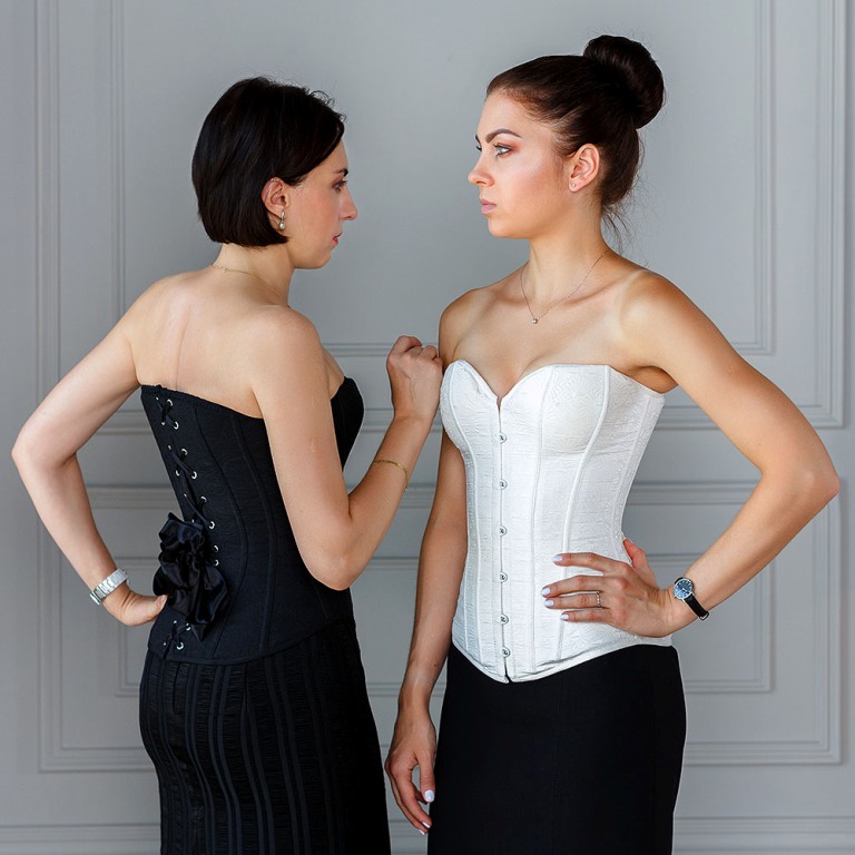 Классический высокий корсет Jane