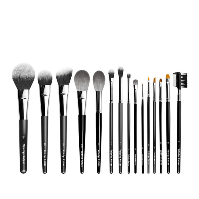 Набор кистей SMART set, 15 штук, в чехле