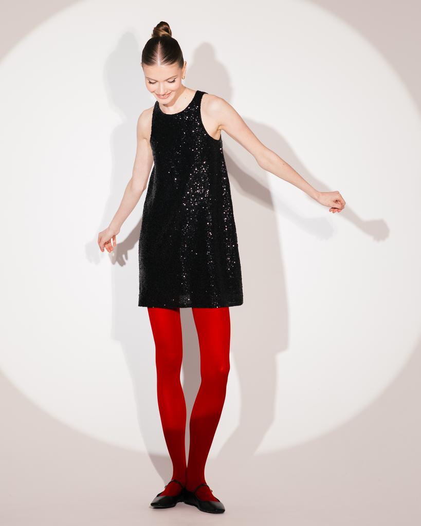 Платье мини из пайеток