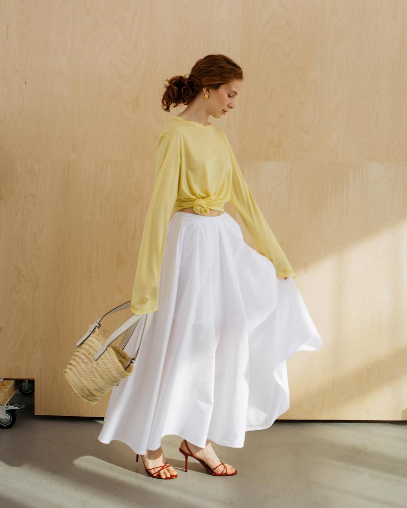 Юбка солнце из поплина