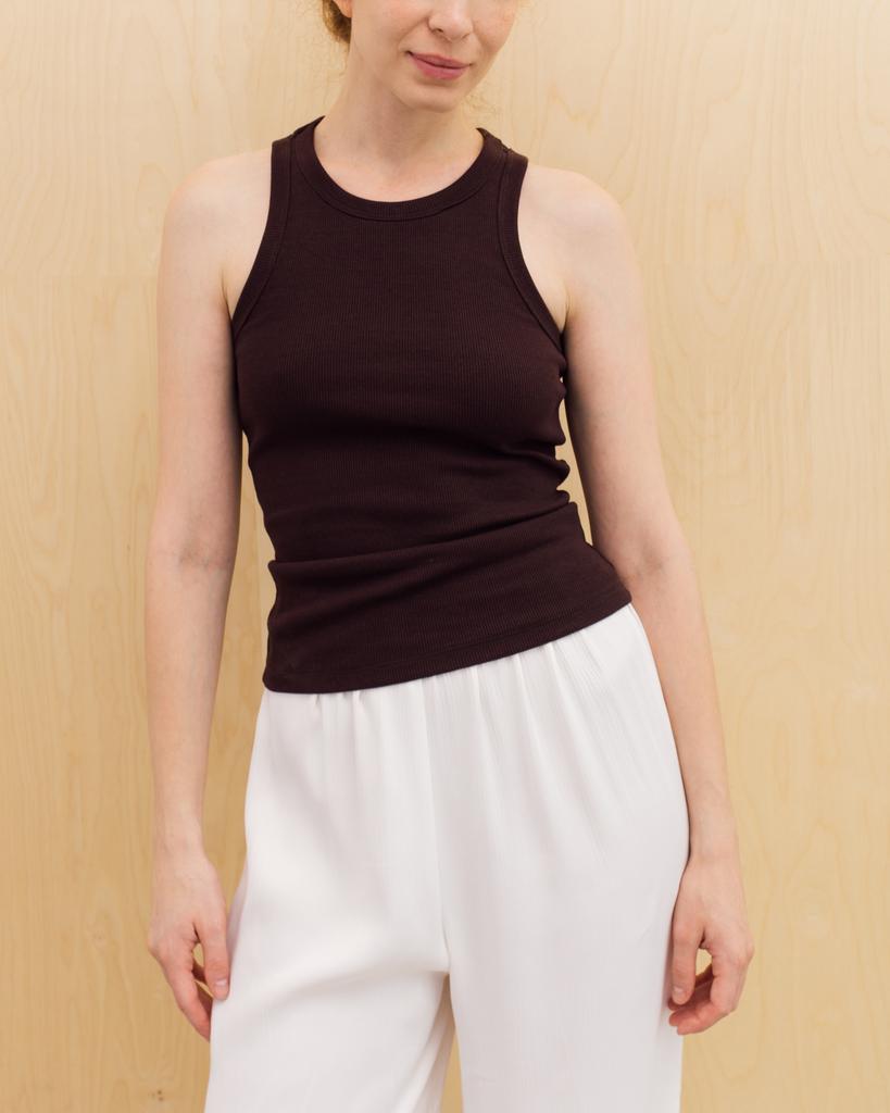 Топ трикотажный, шоколад